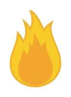 fire flame icon vector