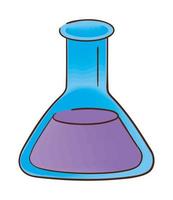 science test tube vector