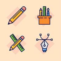 tools of graphic design vector