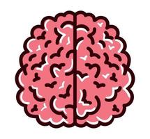 human brain icon vector