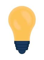 light bulb icon vector