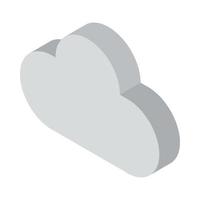 cloud computing icon vector