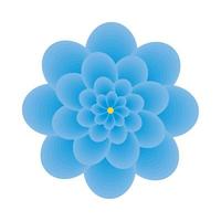 flower flat icon vector