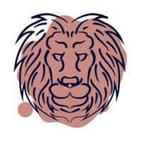 signo del zodiaco leo vector