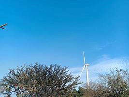 Nature blue sky countryside rural view clear weather abstract background image photo