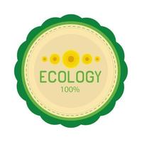 ecology organic product vector