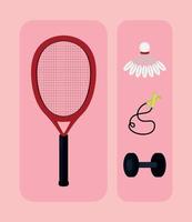 icons sports equipment vector