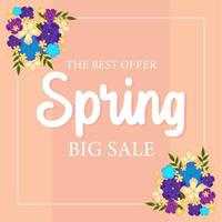 the best spring sale vector