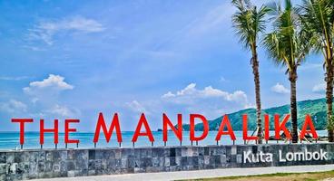 The beauty of the tropical beach of Mandalika, Lombok, West Nusa Tenggara, Indonesia photo