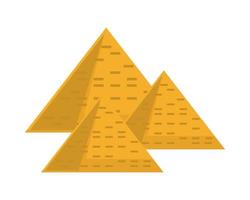 egypt pyramid landmark vector