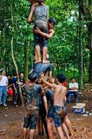 Pamulang, August 17, 2022. Various competitions to commemorate Indonesia's independence day were carried out in a simple but still lively manner. photo