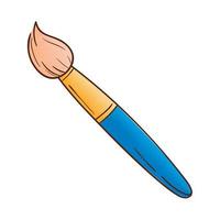 artistic paintbrush icon vector