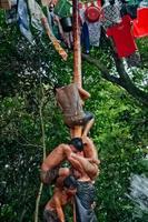 Pamulang, August 17, 2022. Various competitions to commemorate Indonesia's independence day were carried out in a simple but still lively manner. photo