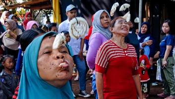 Pamulang, August 17, 2022. Various competitions to commemorate Indonesia's independence day were carried out in a simple but still lively manner. photo