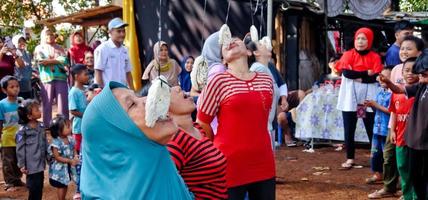 Pamulang, August 17, 2022. Various competitions to commemorate Indonesia's independence day were carried out in a simple but still lively manner photo