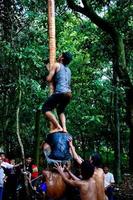 Pamulang, August 17, 2022. Various competitions to commemorate Indonesia's independence day were carried out in a simple but still lively manner. photo