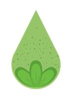 eco friendly drop vector