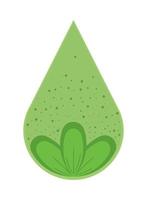 eco friendly drop vector