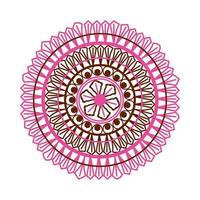 mandala drawing flower vector