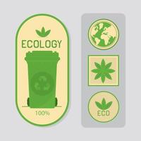 ecología y reciclar