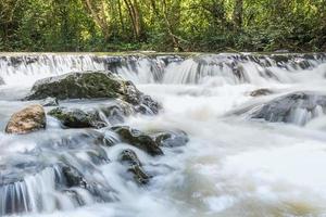 Jedkod waterfall at Khao Yai National park,Thailand photo