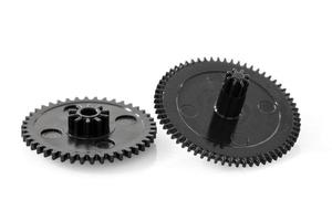black gear plastic wheel photo