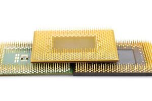 Central processing unit or Computer chip photo