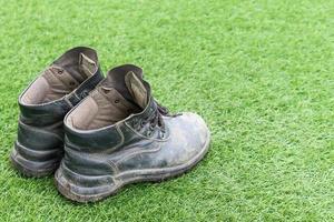 Safety leather man shoe photo