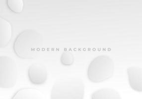 Abstract White Circle Dimension Shape Background with Copy Space for Text vector