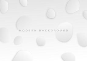 Abstract White Circle Dimension Shape Background with Copy Space for Text vector