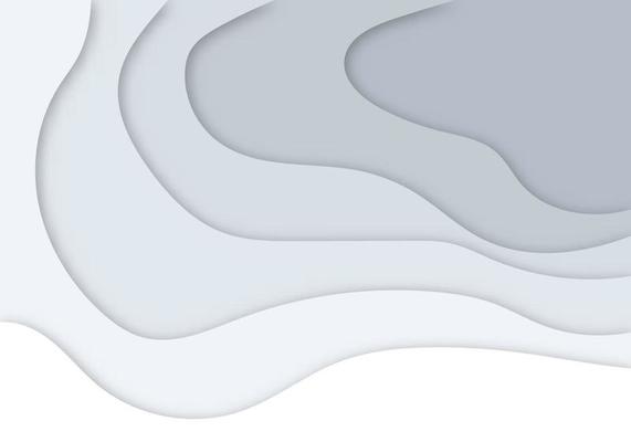 3D Abstract Background with Light Paper Cut Shapes Background for Flyer, Banner, Presentation and Poster