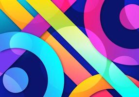 Colorful Modern Overlaping Layers Gradient Background vector