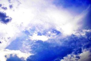 Blue sky background and white clouds soft focus. blue sky cloudsfor background.Natural background. photo