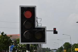 semáforo. luz de freno. foto