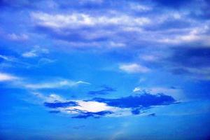 Blue sky background and white clouds soft focus. blue sky cloudsfor background.Natural background. photo