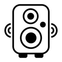 speaker vector glyph icon. Hindu festival, Hindu celebration icon,