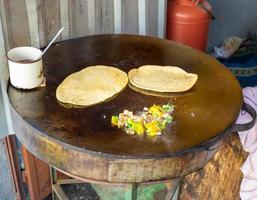 Mexico, Puebla street food in Zocalo historic city center photo