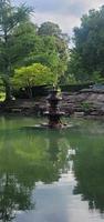 fountain feature in a park photo