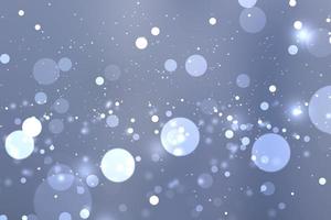 Beautiful bokeh christmas winter blurred background. New year Winter art design, beautiful bokeh circles, copy space, banner format. photo