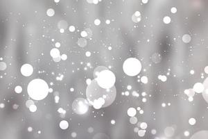 Beautiful bokeh christmas winter blurred background. New year Winter art design, beautiful bokeh circles, copy space, banner format. photo