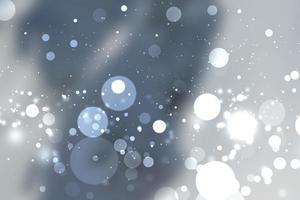 Beautiful bokeh christmas winter blurred background. New year Winter art design, beautiful bokeh circles, copy space, banner format. photo