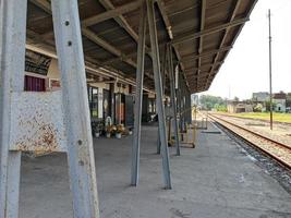 ancient station in the countryside photo