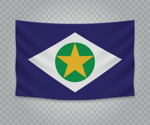 Realistic hanging flag
