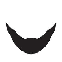 Beard icon vector