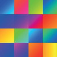 Set of color blurred gradients vector