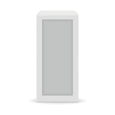 white blank box