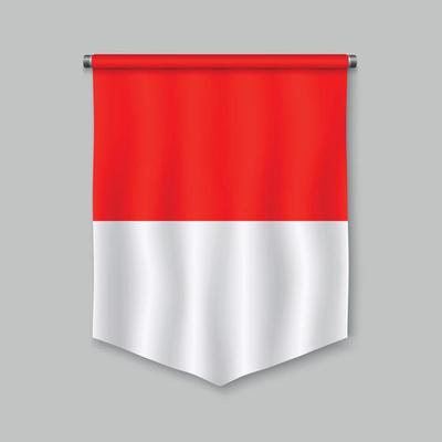 pennant with flag
