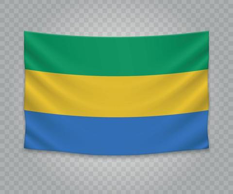 Realistic hanging flag