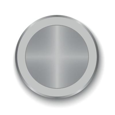 Realistic Metal Button
