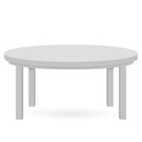 3d Table mockup vector